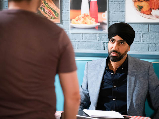 Ben and Kheerat on EastEnders on August 17, 2021
