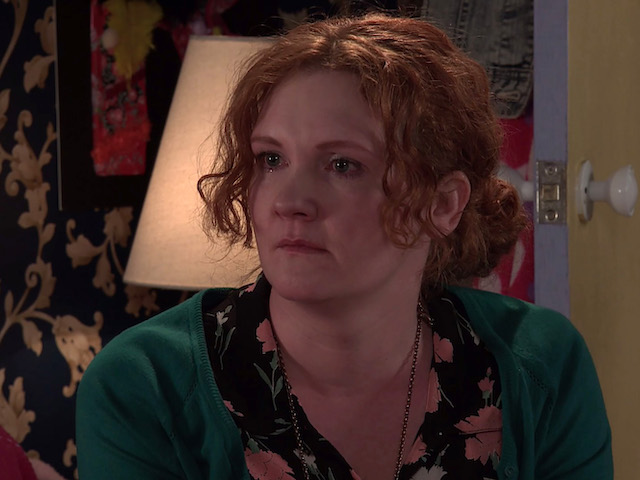 Fiz on Coronation Street on April 5, 2021