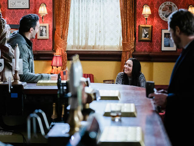 Kush, Whitney and Gray on EastEnders on February 8, 2021