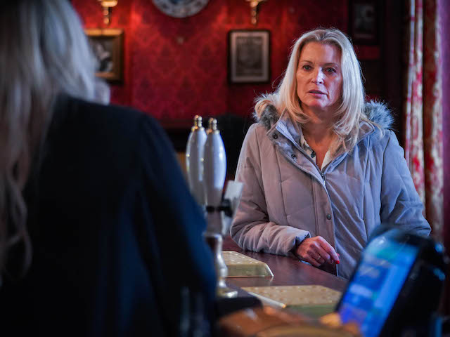 Sharon and Kathy on EastEnders on March 15, 2021