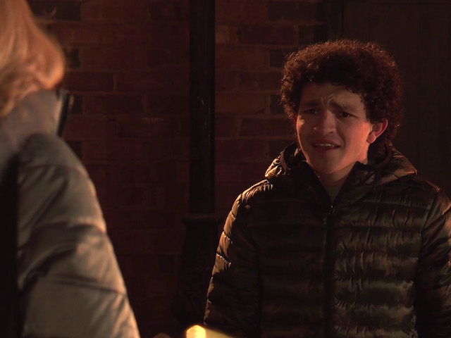 Simon on Coronation Street on March 26, 2021