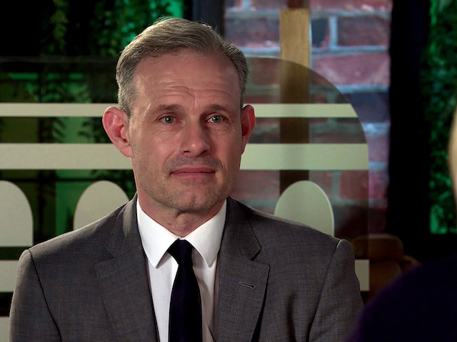 Nick on Coronation Street on February 8, 2021