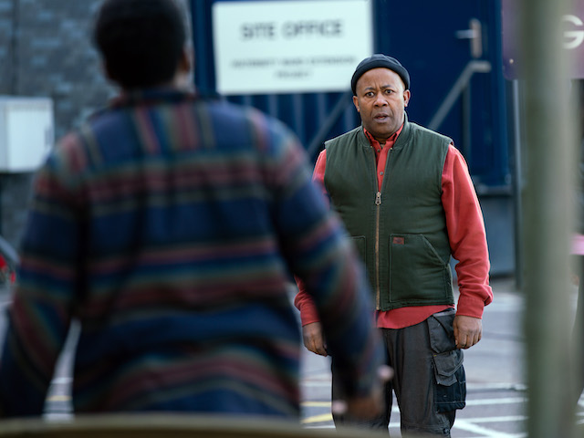 Michael, Ed and Ronnie on Coronation Street on March 29, 2021
