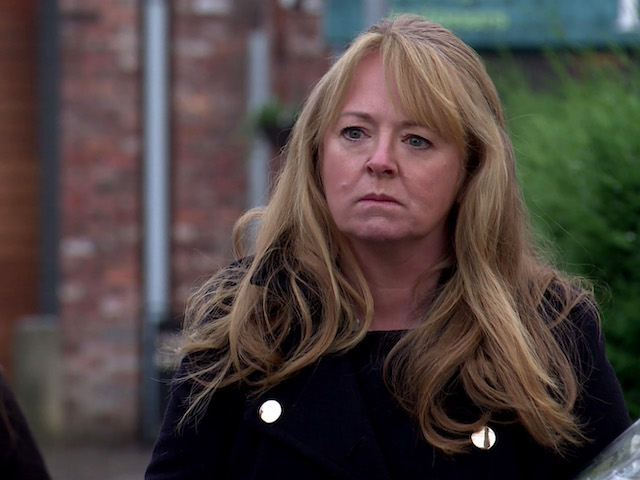 Jenny on Coronation Street on February 12, 2021