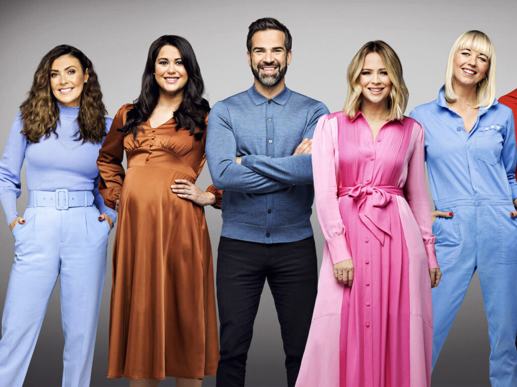 Sam Quek, Kym Marsh, Gethin Jones, Kimberley Walsh and Sara Cox for Morning Live
