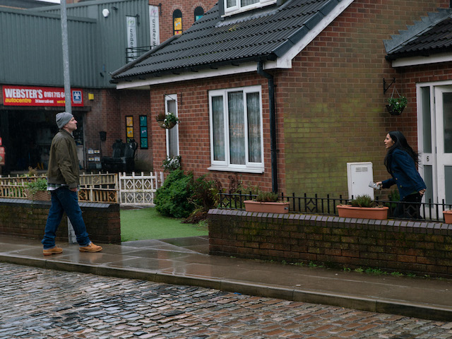 Alya and Tim on Coronation Street on March 3, 2021