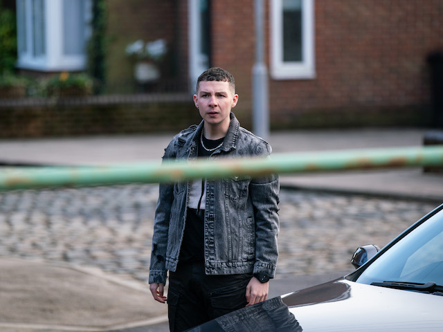 Jacob on Coronation Street on February 26, 2021