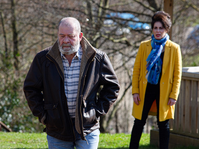 Bear and Faith on Emmerdale on May 6, 2021