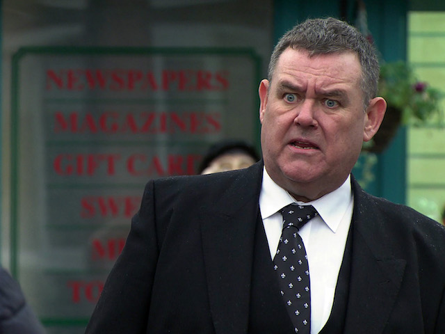 George on Coronation Street on February 24, 2021