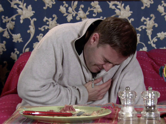 Tyrone, Fiz and Evelyn on Coronation Street on February 15, 2021