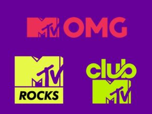 MTV OMG, MTV Rocks and Club MTV logos