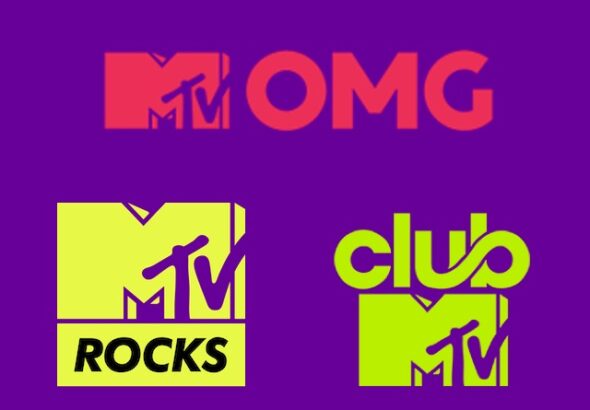 MTV OMG, MTV Rocks and Club MTV logos