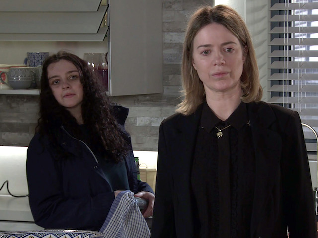 Nina and Abi on Coronation Street on June 4, 2021
