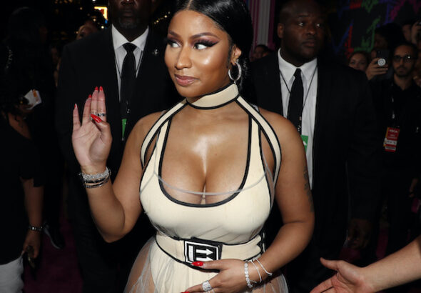 Nicki Minaj at the MTV Video Music Awards in New York on August 20, 2018