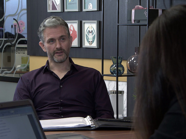 Lucas on Coronation Street on February 22, 2021