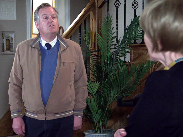 Brian on Coronation Street on May 26, 2021