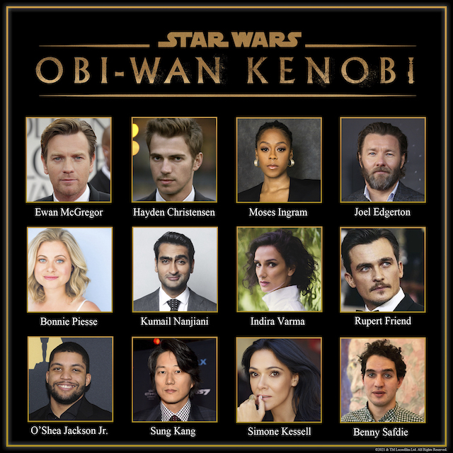 The announced cast of Obi-Wan Kenobi