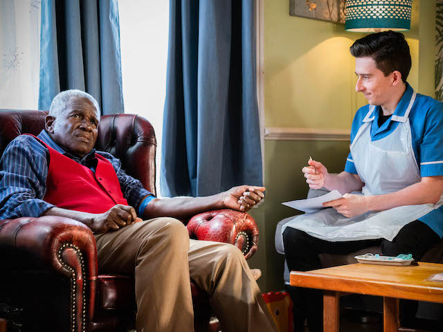 Patrick on EastEnders on April 20, 2021