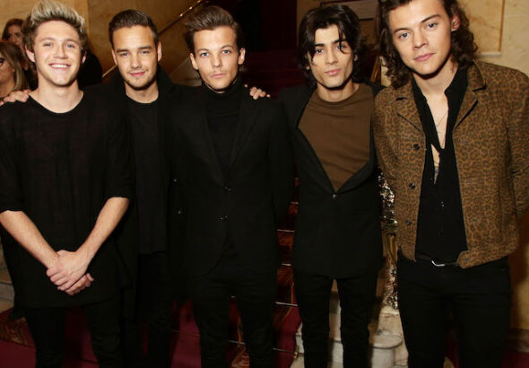 One Direction at the Royal Variety Performance in London on November 13, 2014