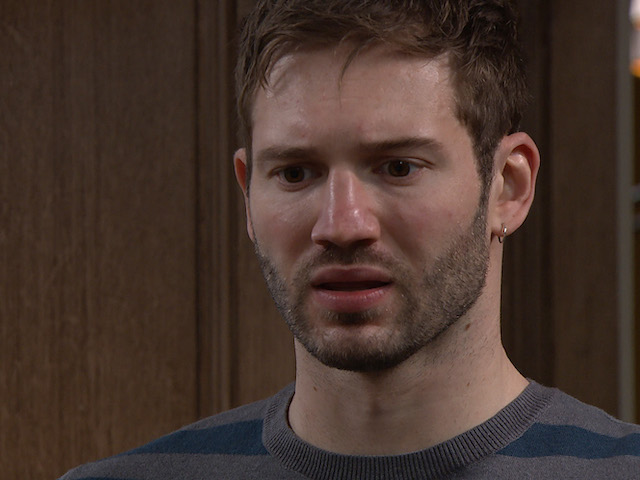 Jamie on Emmerdale on March 8, 2021
