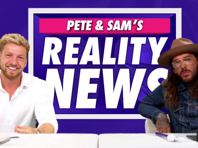Sam Thompson and Pete Wicks on Pete & Sam's Reality News