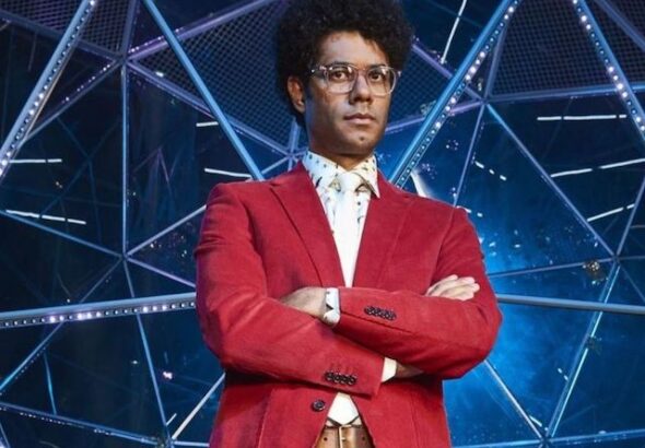 Richard Ayoade for The Crystal Maze