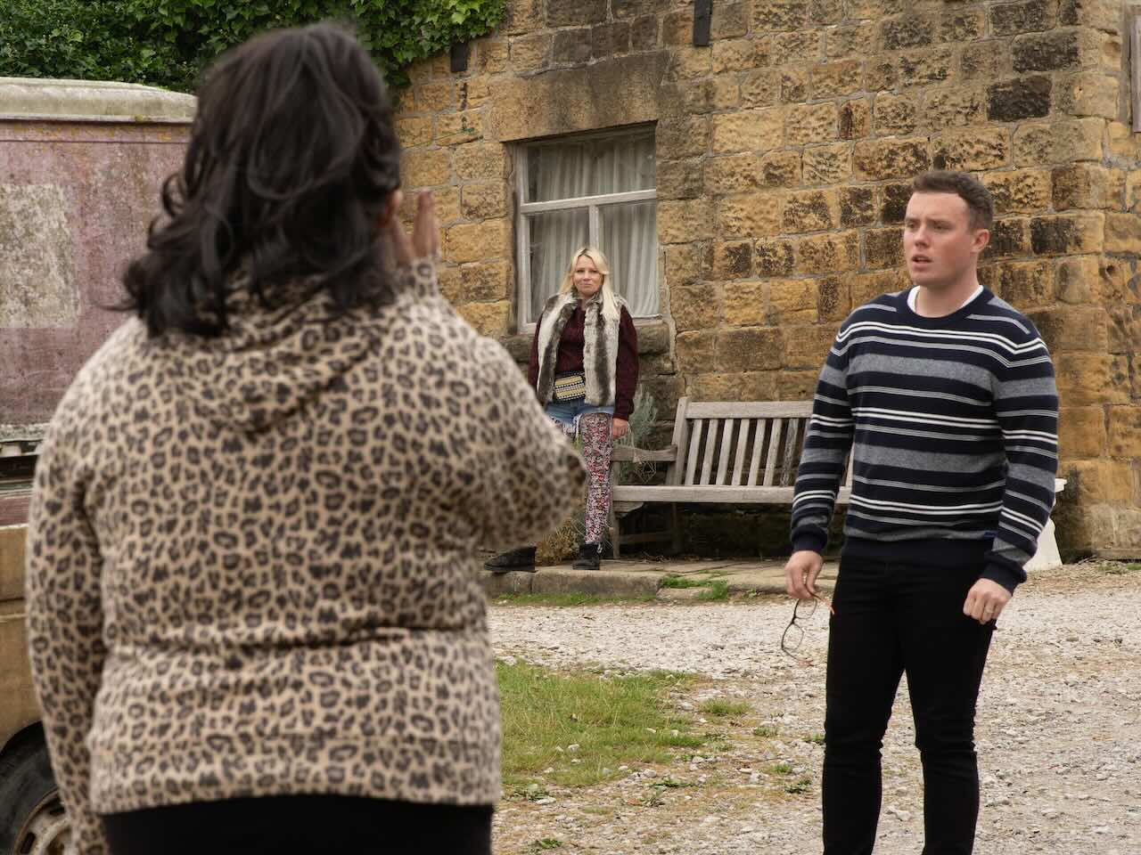 Vinny and Mandy on Emmerdale on November 11, 2024