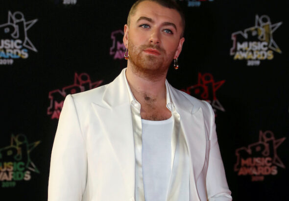 Sam Smith arrives for NRJ Music Awards ceremony at the Festival Palace in Cannes, France on November 9, 2019.