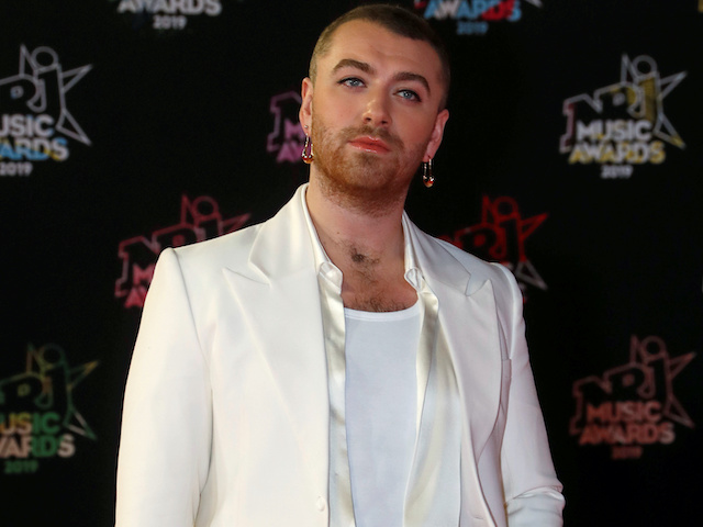 Sam Smith arrives for NRJ Music Awards ceremony at the Festival Palace in Cannes, France on November 9, 2019.