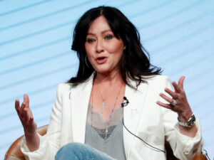 Shannen Doherty on August 7, 2019