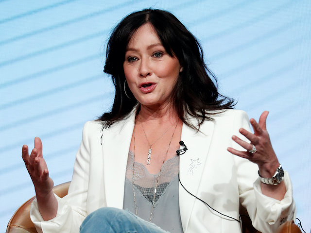 Shannen Doherty on August 7, 2019