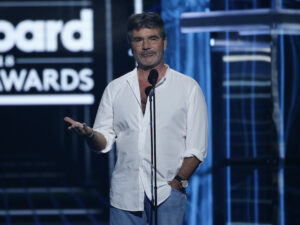Simon Cowell at the Billboard Music Awards in Las Vegas on May 20, 2018