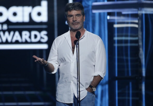 Simon Cowell at the Billboard Music Awards in Las Vegas on May 20, 2018
