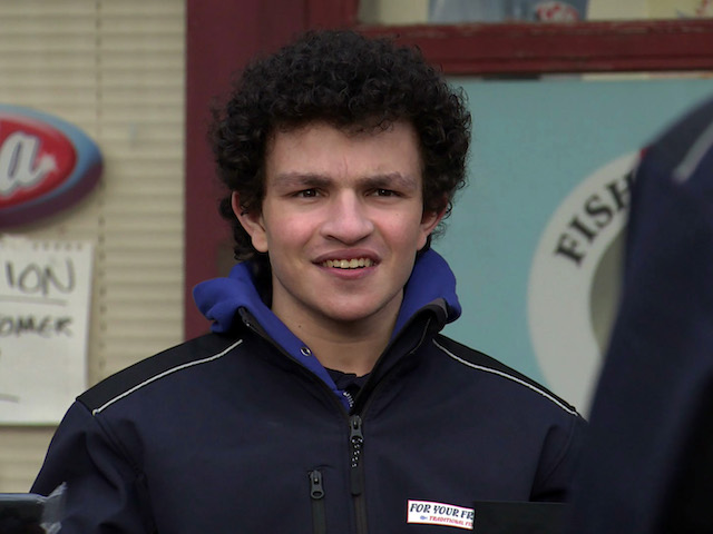 Simon on Coronation Street on February 22, 2021