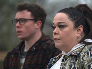 Vinny and Mandy on Emmerdale on February 17, 2021