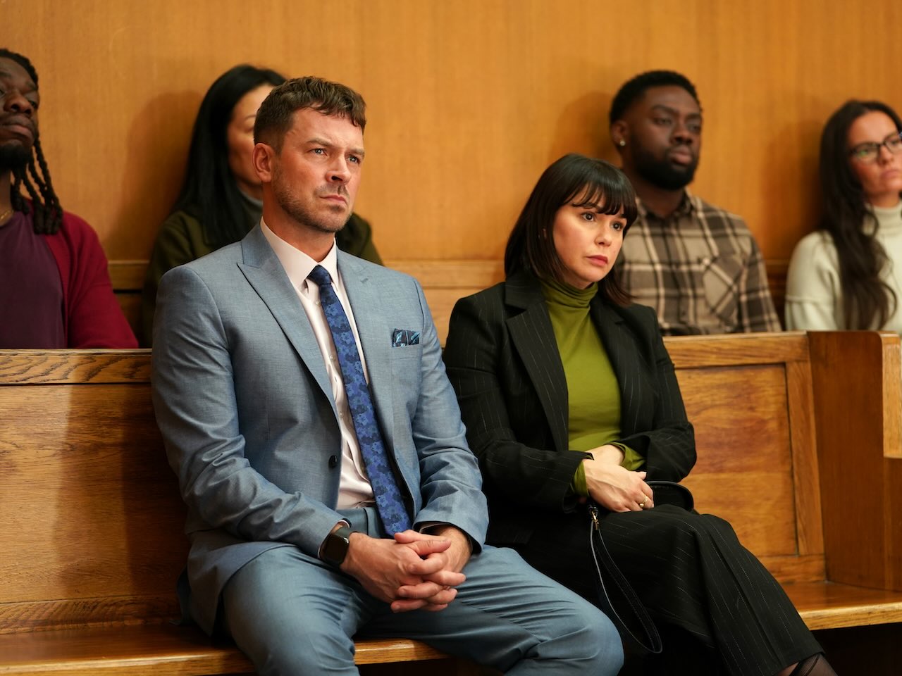 Darren and Nancy on Hollyoaks on January 13, 2025