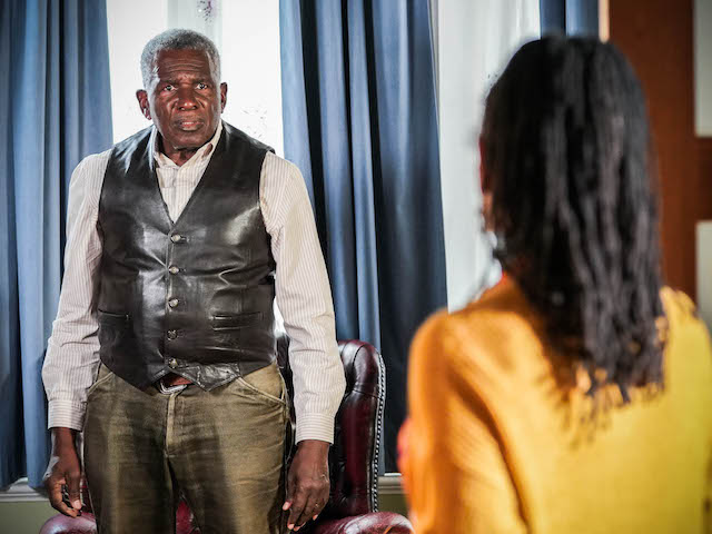 Patrick and Sheree on EastEnders on April 5, 2021