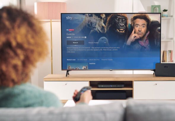 Sky television service