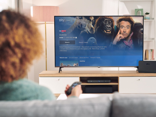 Sky television service