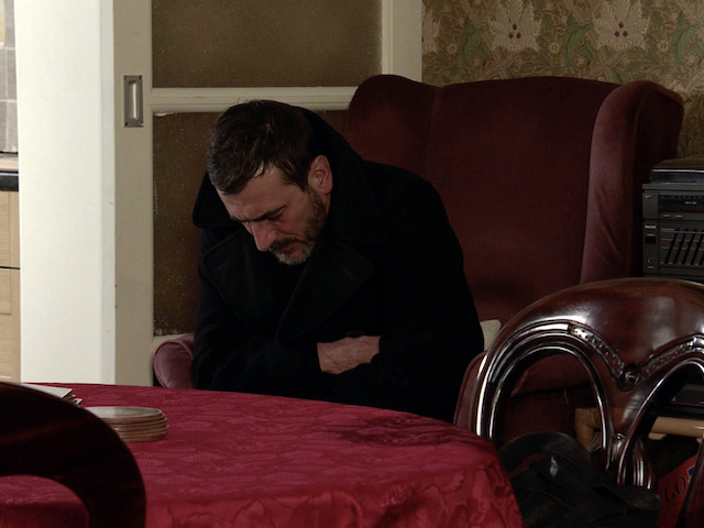 Peter on Coronation Street on February 1, 2021