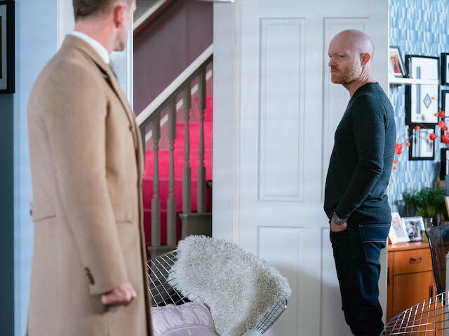 Jack and Max on EastEnders on February 18, 2021