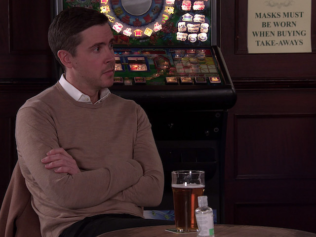 Todd on Coronation Street on March 8, 2021