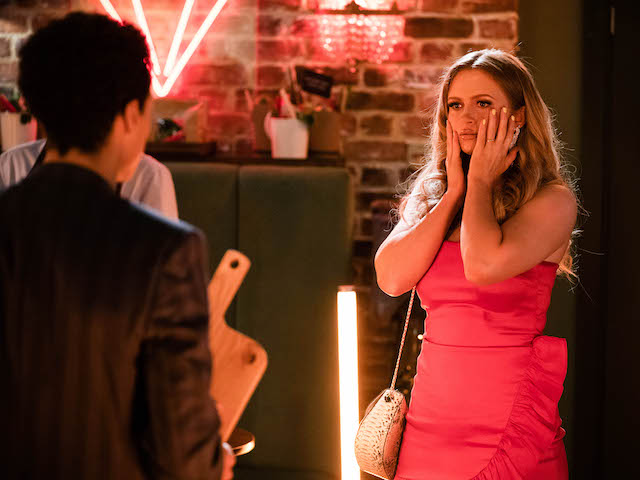 Keegan and Tiffany on EastEnders on July 23, 2021