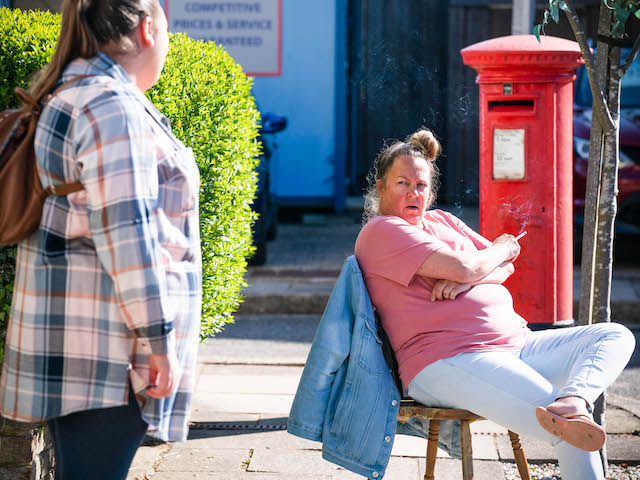 Bernadette and Karen on EastEnders on July 20, 2021