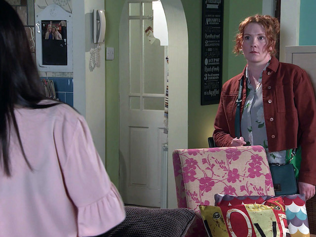 Fiz on Coronation Street on June 7, 2021