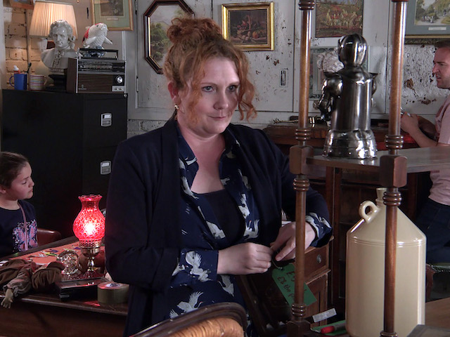 Fiz and Tyrone on Coronation Street on July 26, 2021