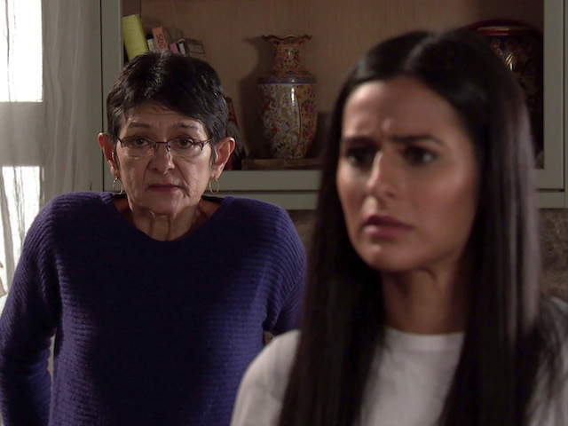 Yasmeen and Alya on Coronation Street on February 24, 2021