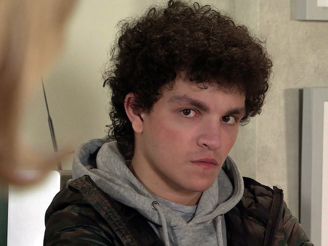 Simon on Coronation Street on March 1, 2021