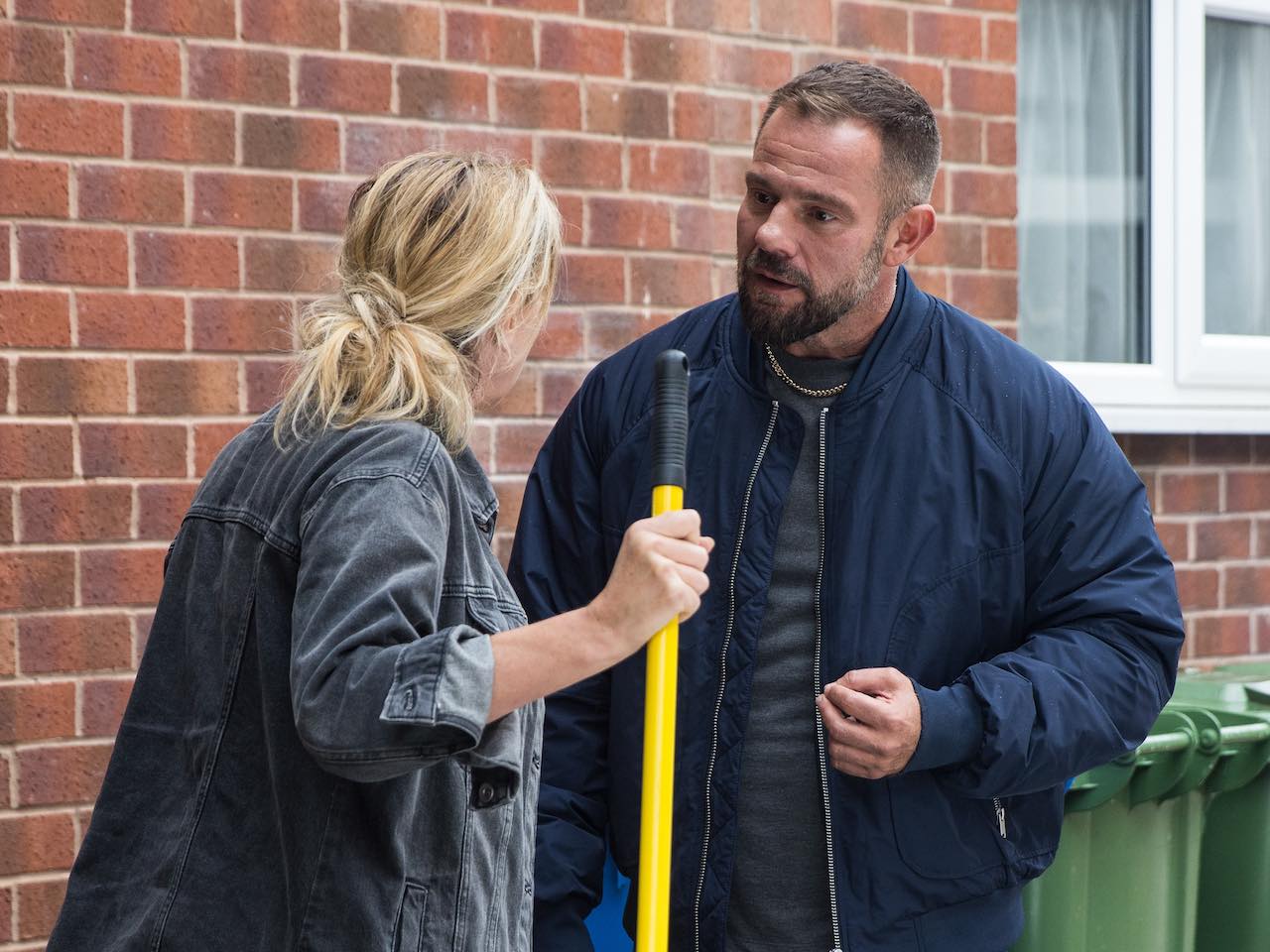 Cassie and Dean on Coronation Street on September 4, 2023