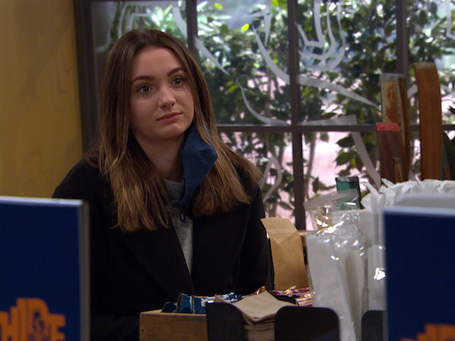 Gabby on Emmerdale on February 1, 2021